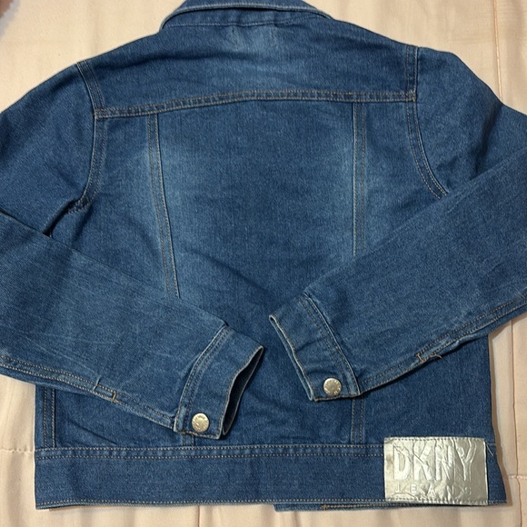 DKNY Girls' Denim Jacket Blue Size 8 EUC! - Picture 6 of 9